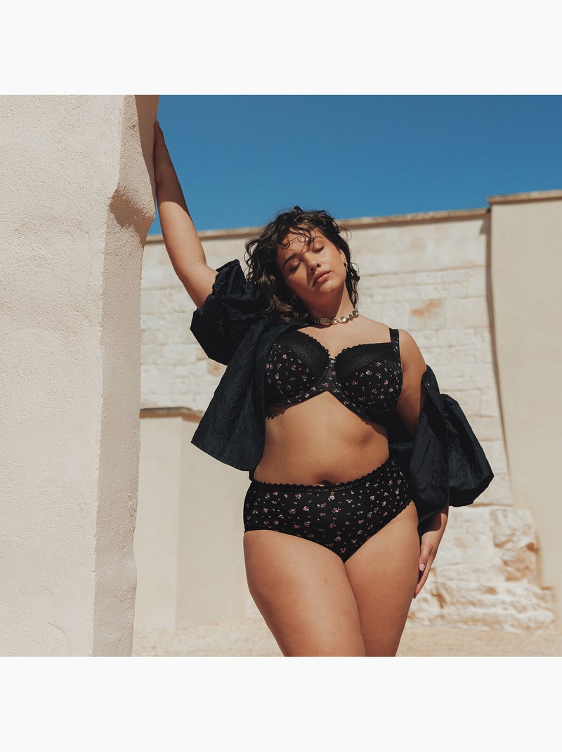 Soutien-gorge grande taille Douce - RougeGorge Lingerie Noir Multicolore - Kiabi