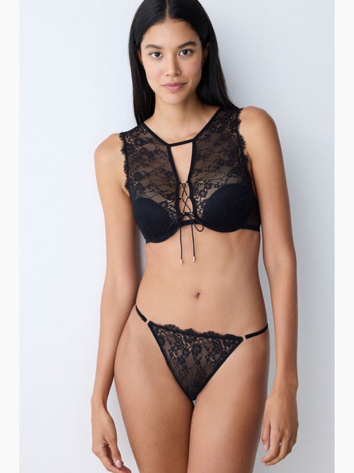 Soutien-gorge halter rembourré eyelesh penti - Kiabi