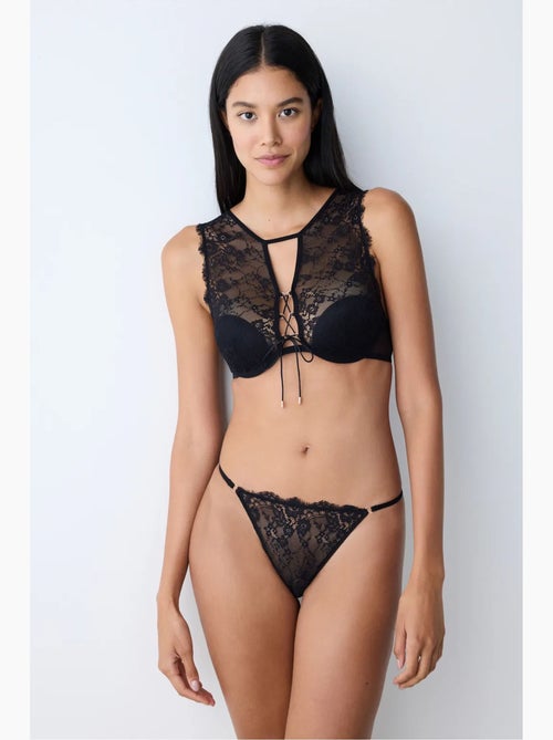 Soutien-gorge halter rembourré eyelesh penti - Kiabi