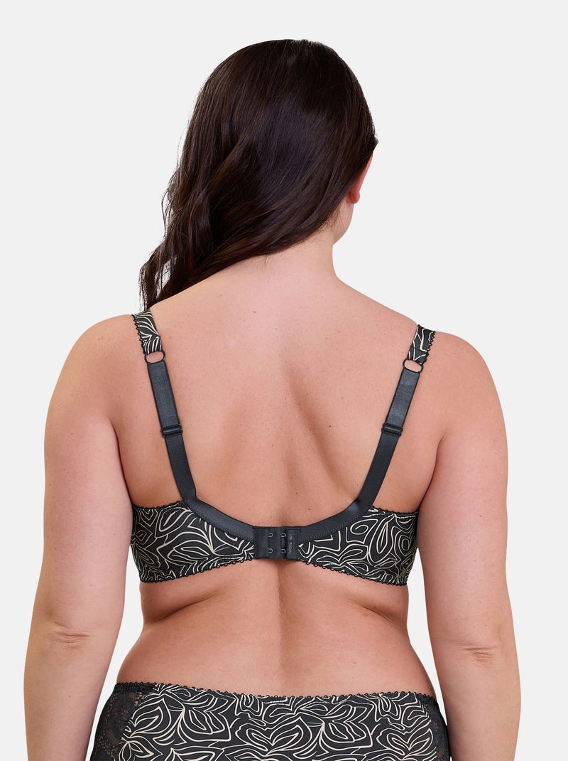 Soutien-gorge Hélène Sans Complexe gris anthracite - Kiabi