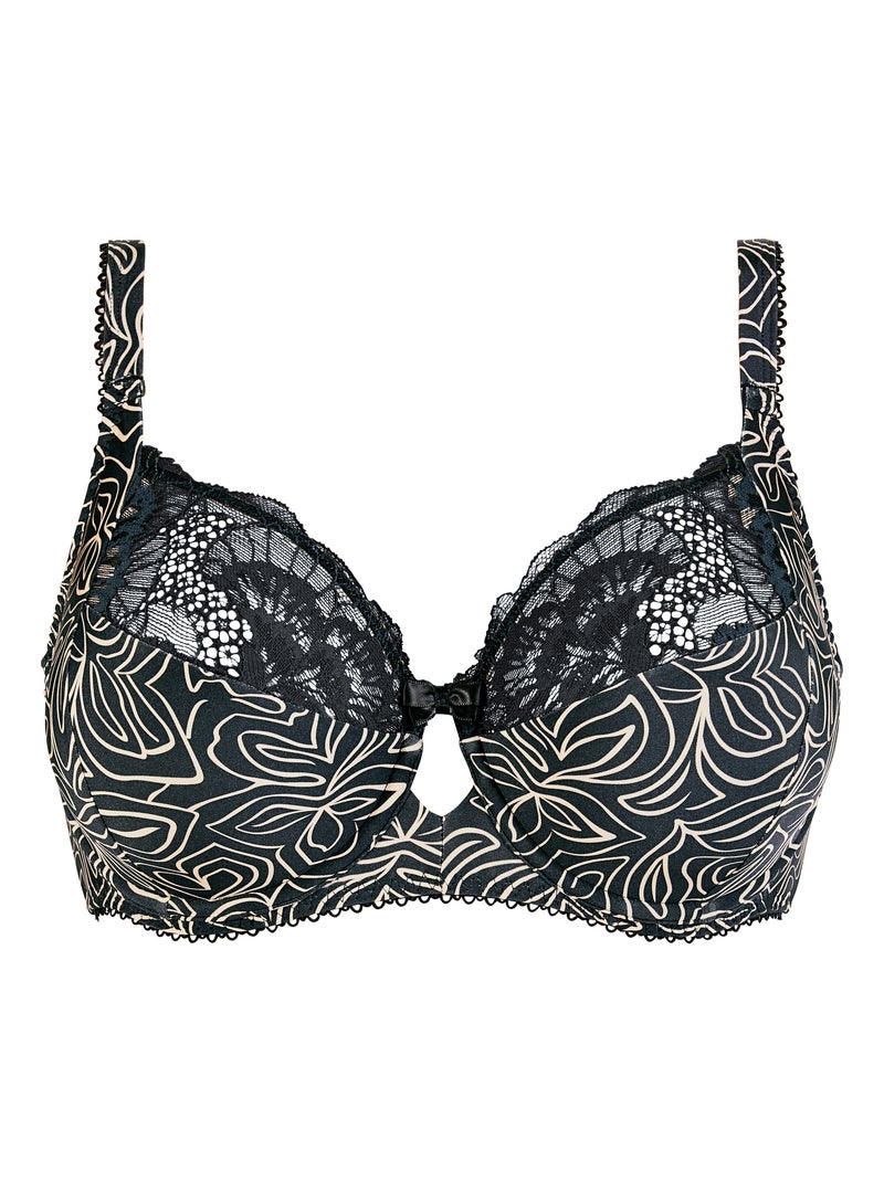 Soutien-gorge hélène sans complexe lingerie gris anthracite - Kiabi