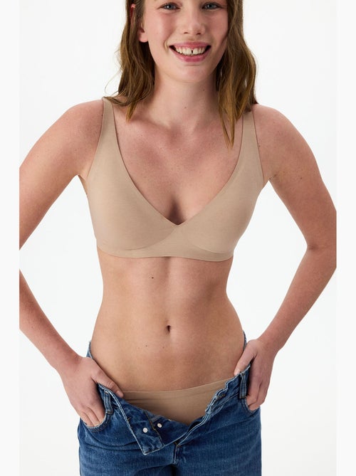 Soutien-gorge hours decollette sans traces, à coussinets amovibles penti - Kiabi