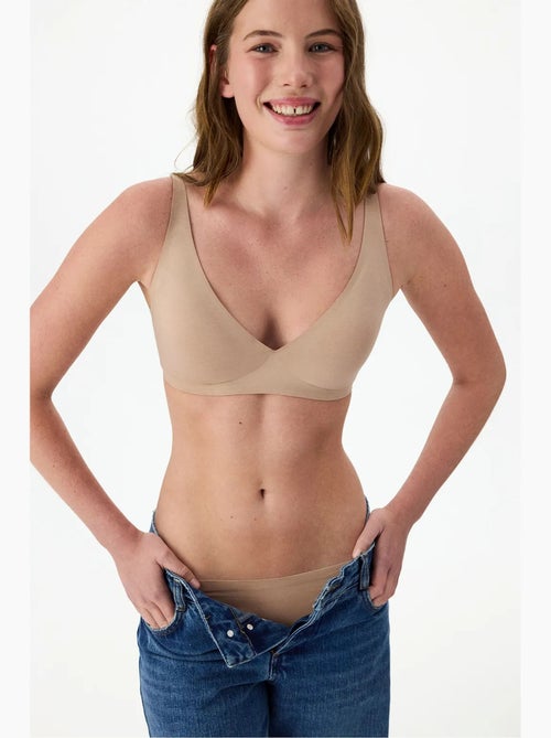 Soutien-gorge hours decollette sans traces, à coussinets amovibles penti - Kiabi