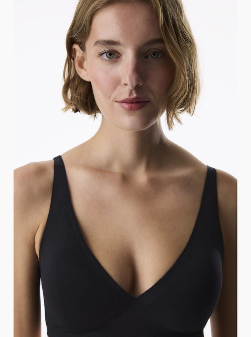 Soutien-gorge hours decollette sans traces, à coussinets amovibles penti - Kiabi