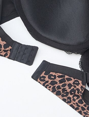 Soutien-gorge imprimé léopard