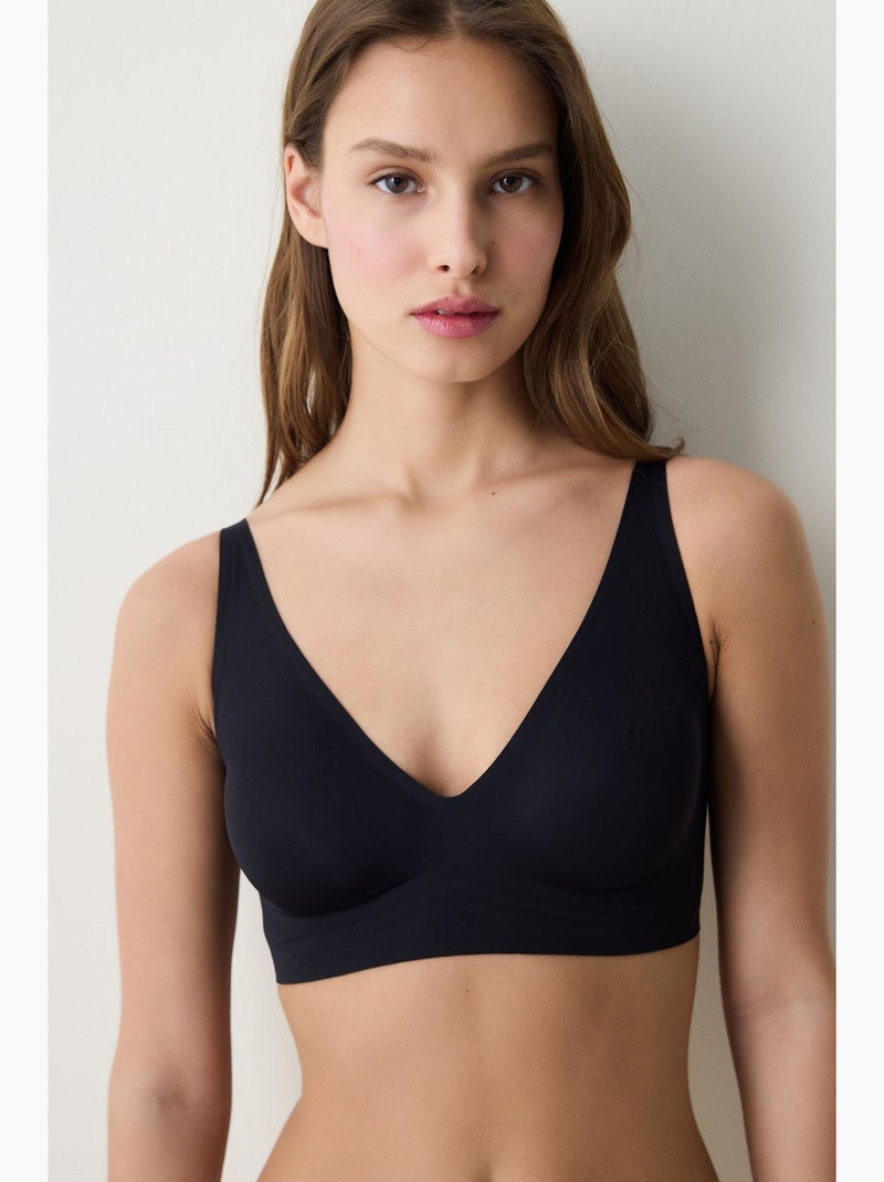 Soutien-gorge invisible comfort penti Noir - Kiabi