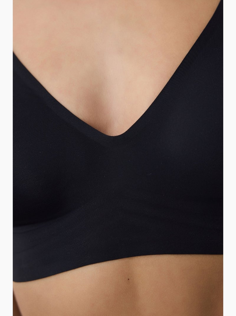 Soutien-gorge invisible comfort penti Noir - Kiabi