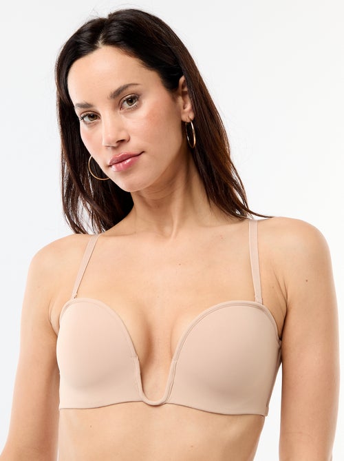 Soutien-gorge invisible décolleté plongeant - Kiabi