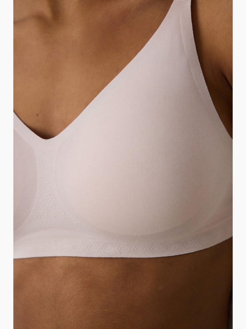 Soutien-gorge invisible montre sans armatures penti Lavande - Kiabi