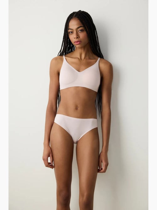 Soutien-gorge invisible montre sans armatures penti - Kiabi Soutien-gorge invisible montre sans armatures penti - Kiabi