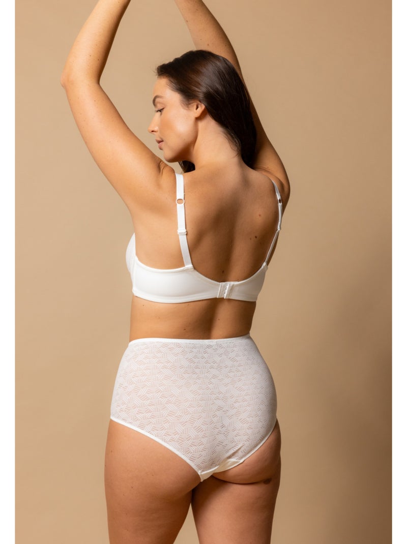 Soutien-gorge ivoire Aloes Blanc - Kiabi