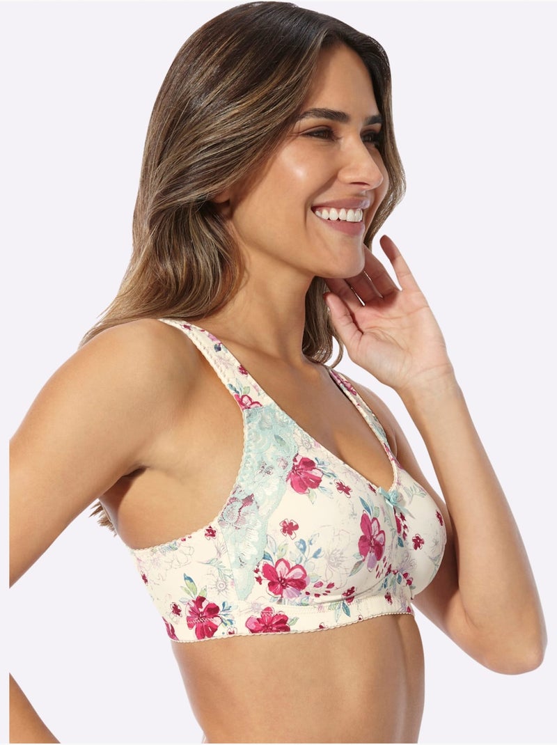 Soutien-gorge Large Sans Armatures - Moda Vilona Ivoire - Kiabi