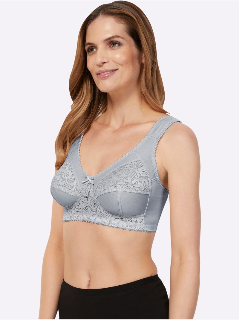 Soutien-gorge Large Sans Armatures - Witt Argent - Kiabi