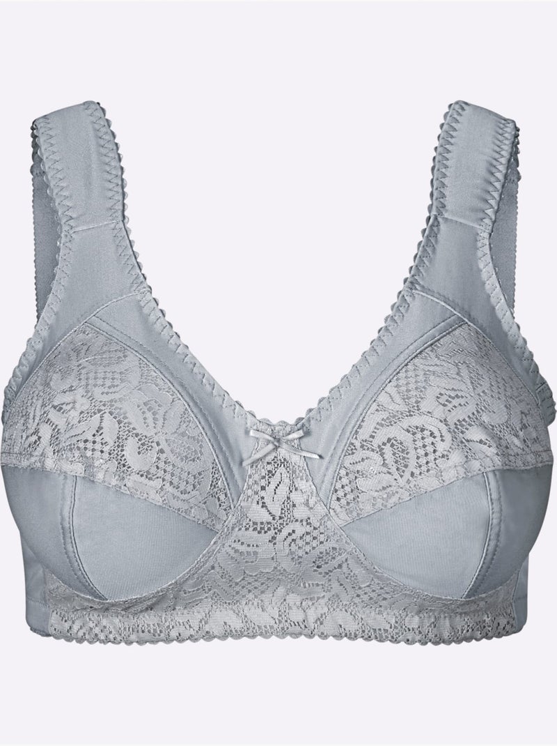 Soutien-gorge Large Sans Armatures - Witt Argent - Kiabi