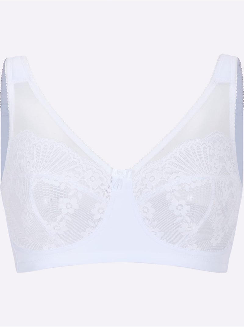 Soutien-gorge Large Sans Armatures - Witt Blanc - Kiabi