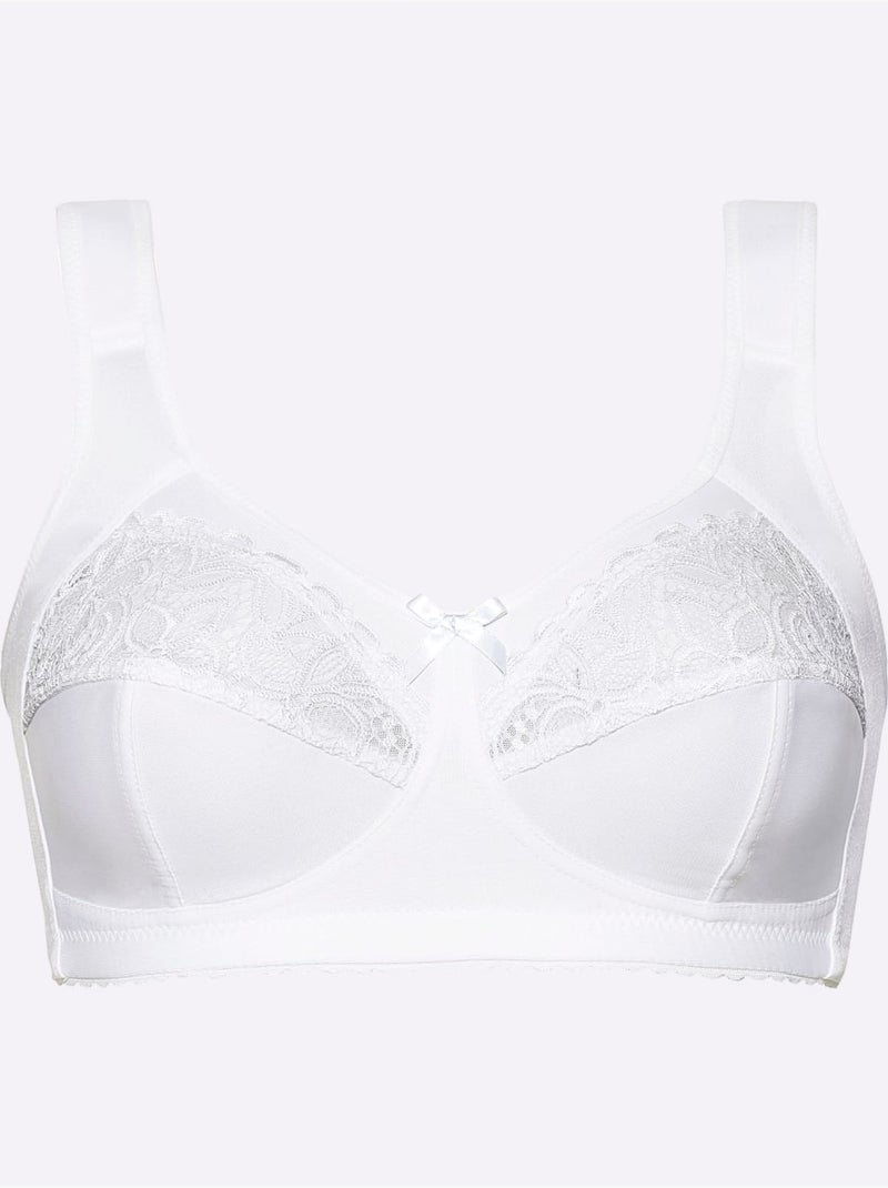 Soutien-gorge Large Sans Armatures - Witt Blanc - Kiabi