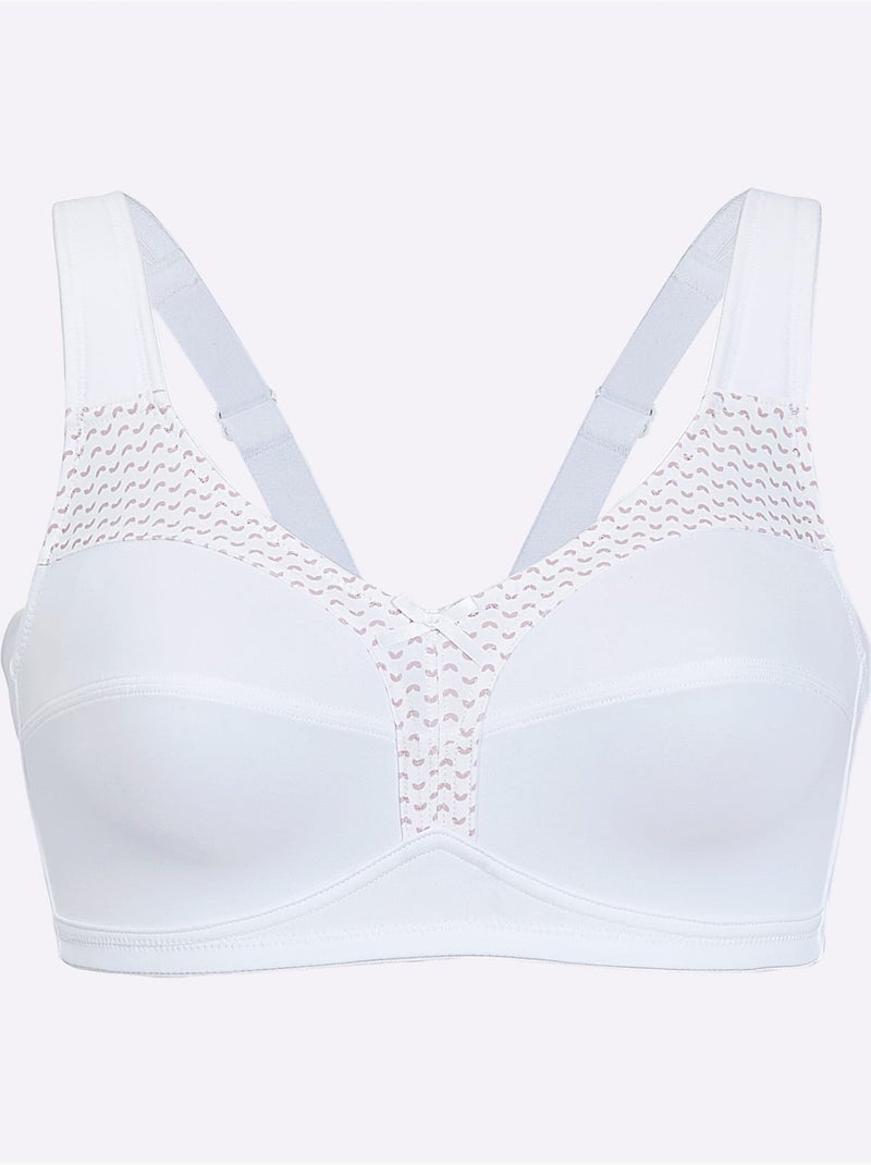 Soutien-gorge Large Sans Armatures - Witt Blanc - Kiabi
