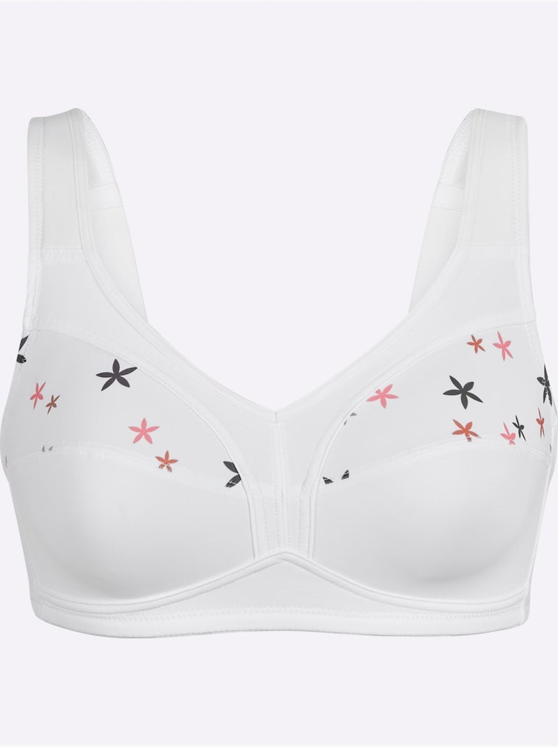 Soutien-gorge Large Sans Armatures - Witt Blanc - Kiabi