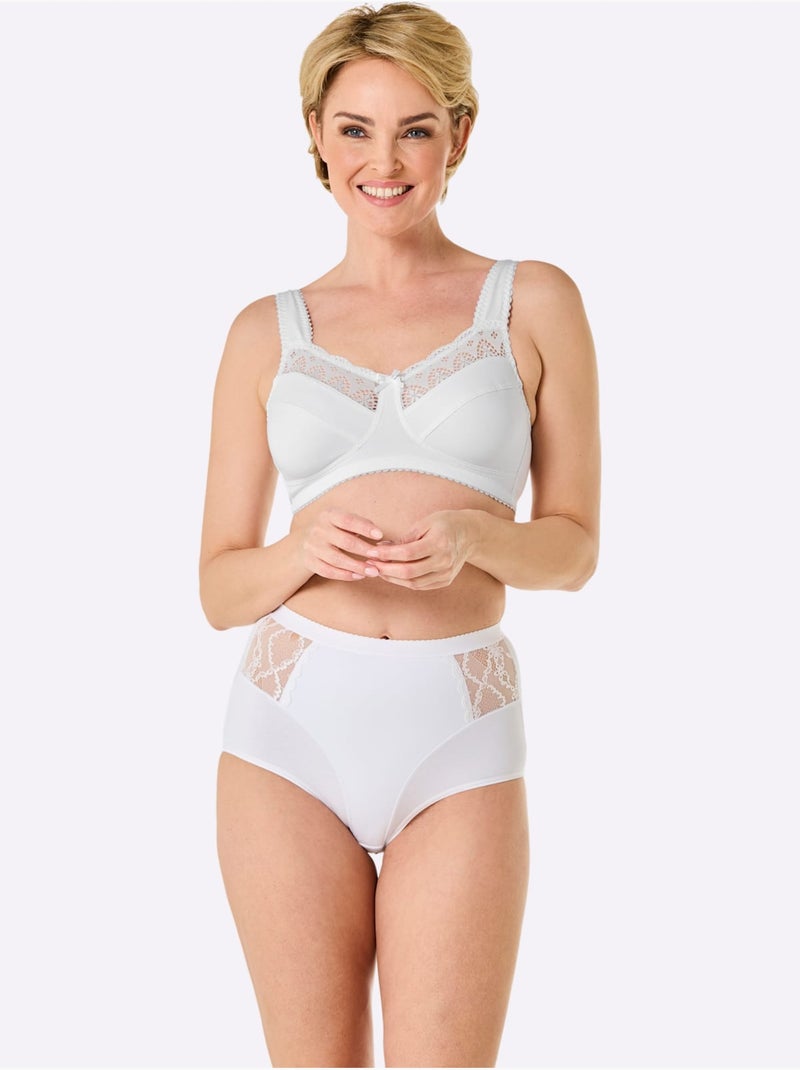 Soutien-gorge Large Sans Armatures - Witt Blanc - Kiabi
