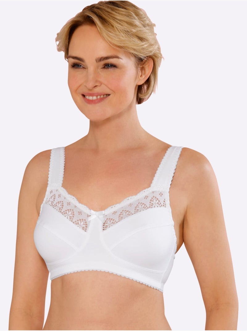 Soutien-gorge Large Sans Armatures - Witt Blanc - Kiabi