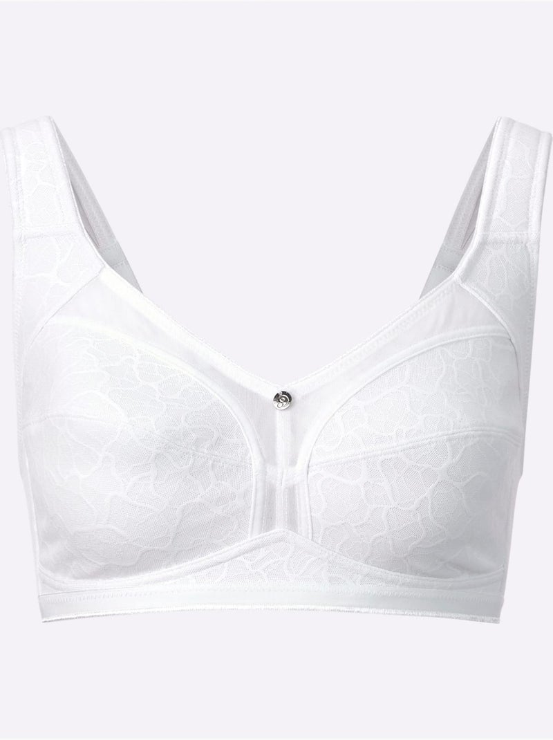 Soutien-gorge Large Sans Armatures - Witt Blanc - Kiabi