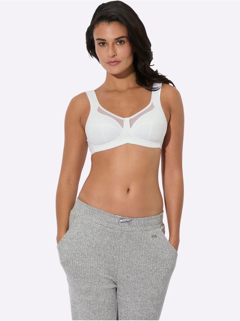 Soutien-gorge Large Sans Armatures - Witt Blanc - Kiabi