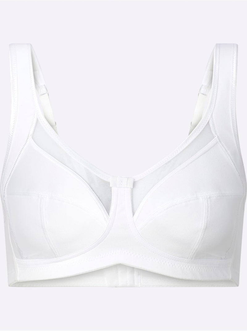 Soutien-gorge Large Sans Armatures - Witt Blanc - Kiabi