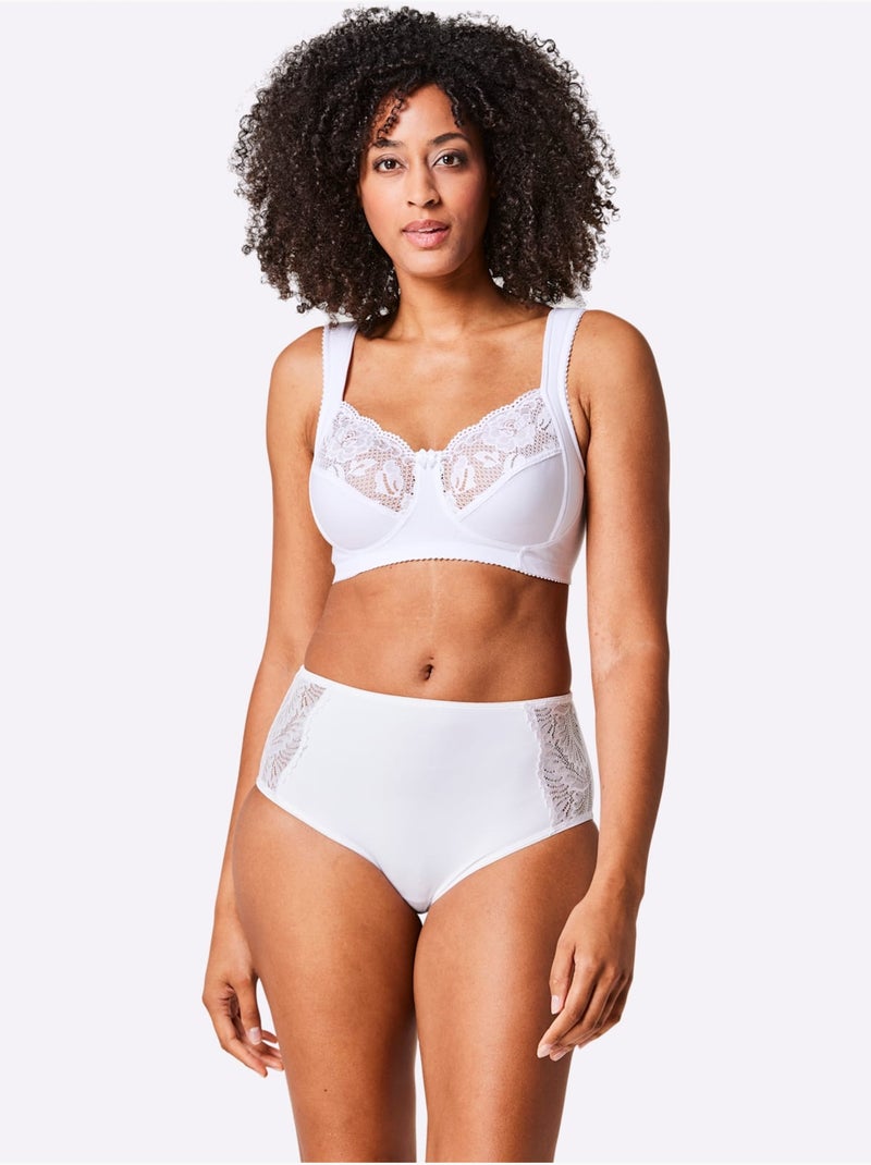 Soutien-gorge Large Sans Armatures - Witt Blanc - Kiabi