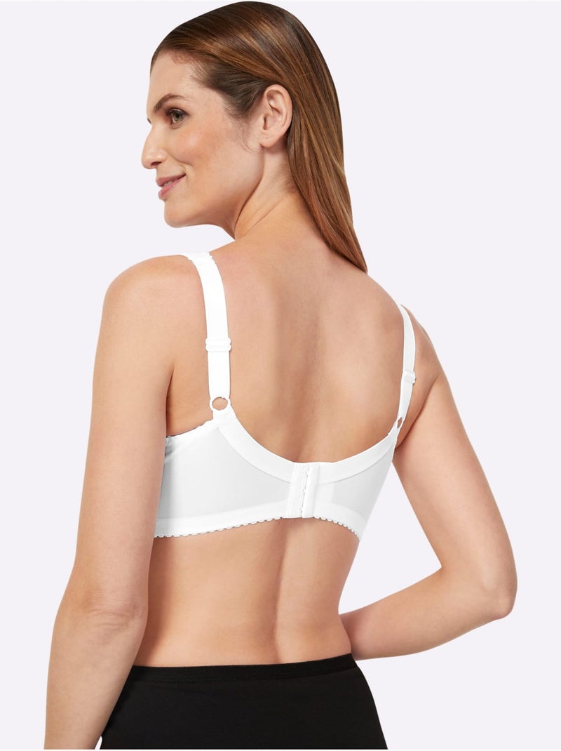 Soutien-gorge Large Sans Armatures - Witt Blanc - Kiabi