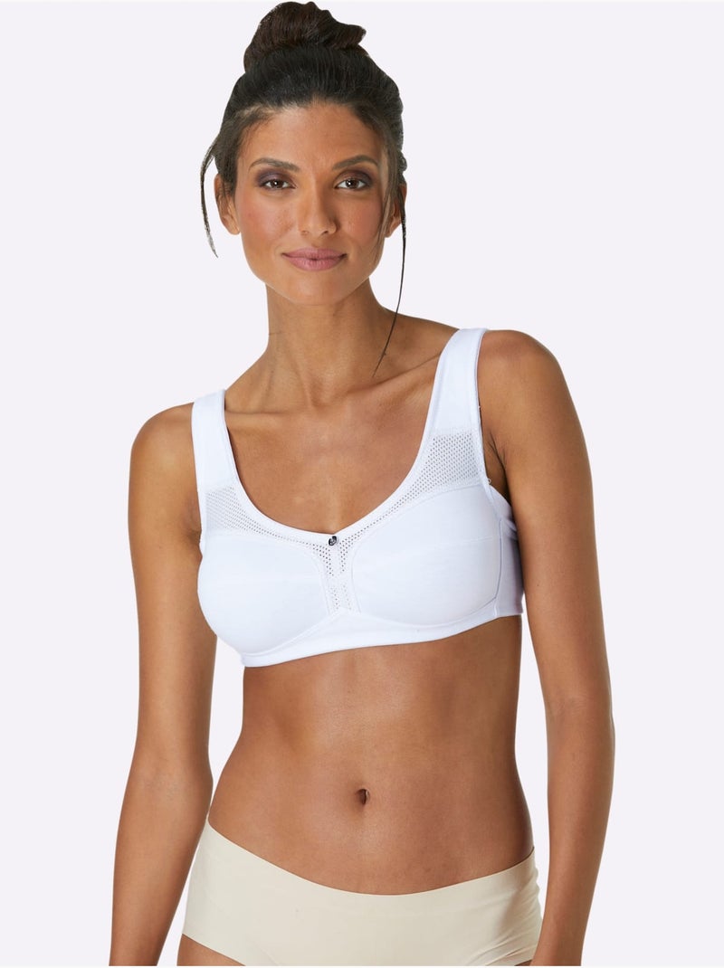 Soutien-gorge Large Sans Armatures - Witt Blanc - Kiabi