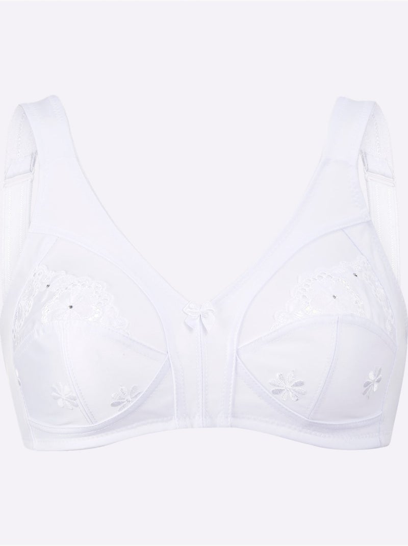 Soutien-gorge Large Sans Armatures - Witt Blanc - Kiabi