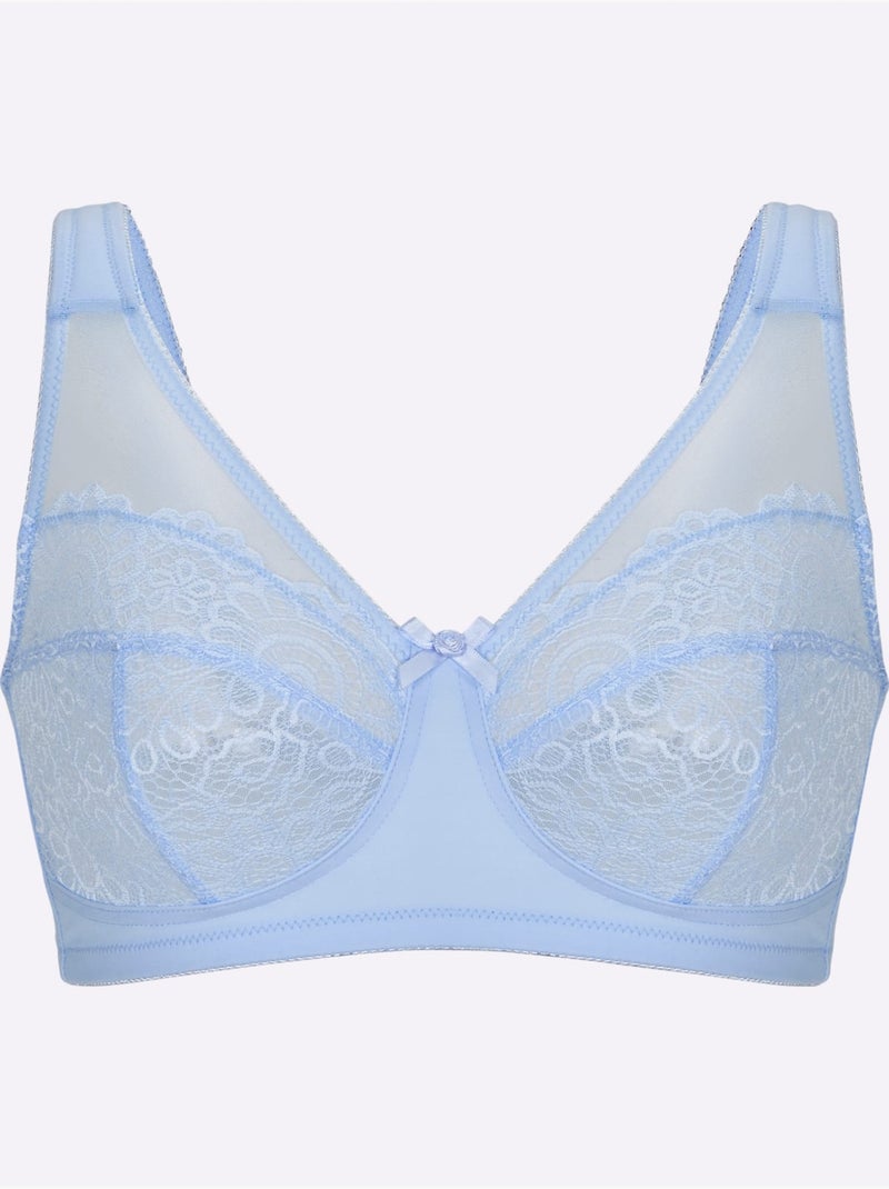 Soutien-gorge Large Sans Armatures - Witt Bleu ciel - Kiabi