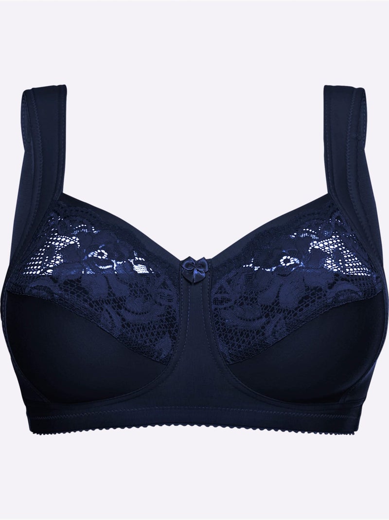 Soutien-gorge Large Sans Armatures - Witt Bleu marine - Kiabi