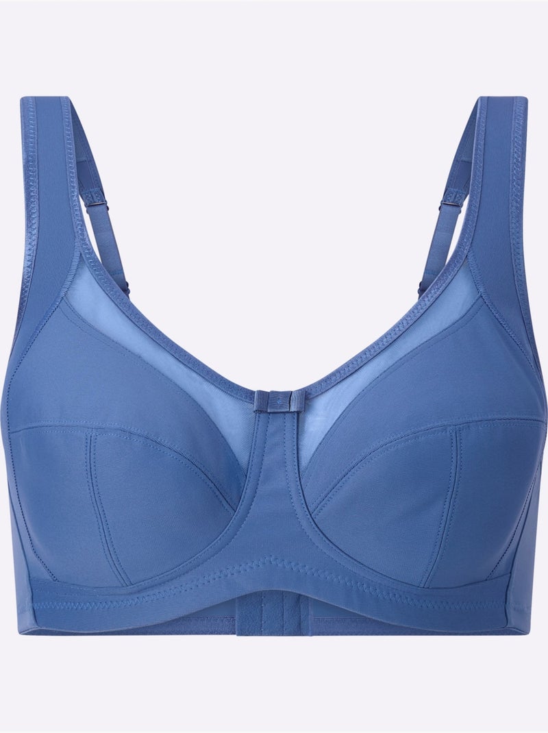Soutien-gorge Large Sans Armatures - Witt Bleu - Kiabi