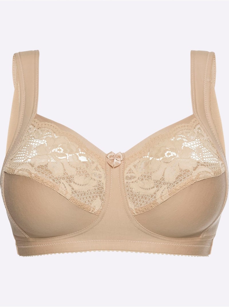 Soutien-gorge Large Sans Armatures - Witt Marron clair - Kiabi