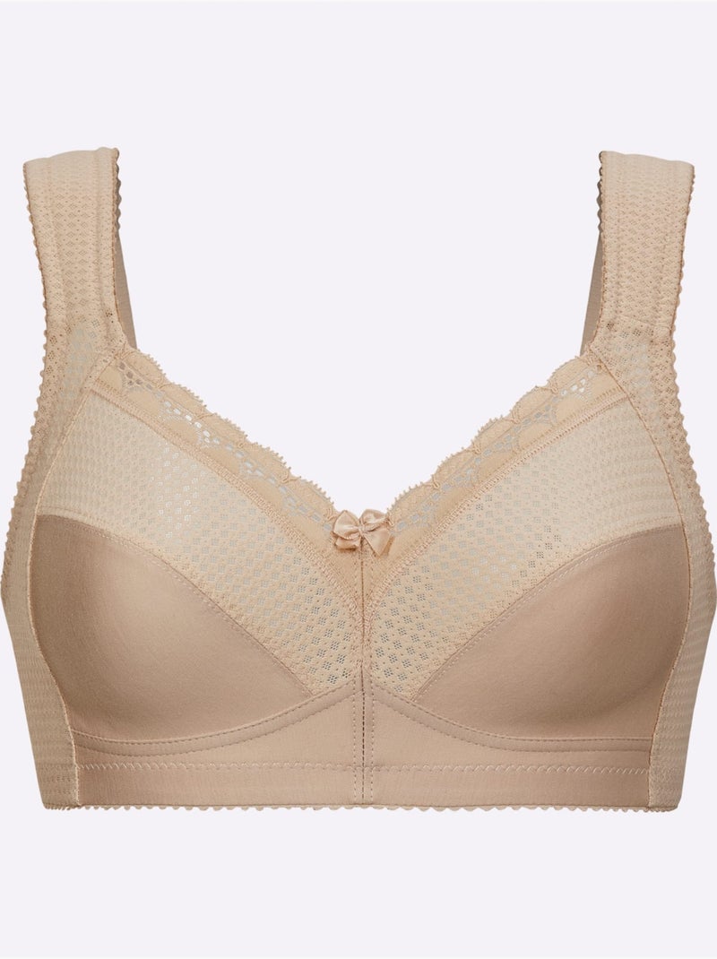 Soutien-gorge Large Sans Armatures - Witt Marron clair - Kiabi