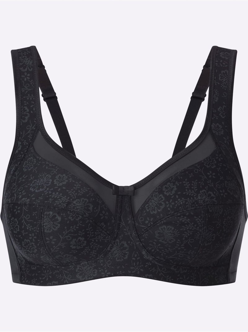 Soutien-gorge Large Sans Armatures - Witt Noir - Kiabi