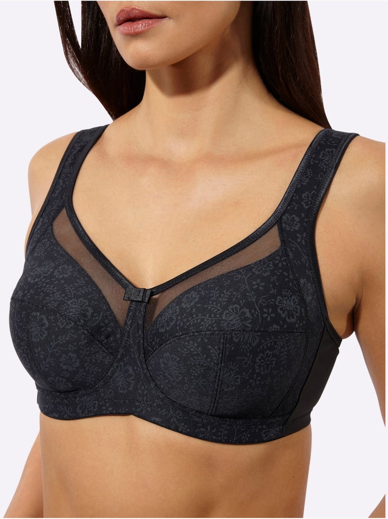 Soutien-gorge Large Sans Armatures - Witt Noir - Kiabi