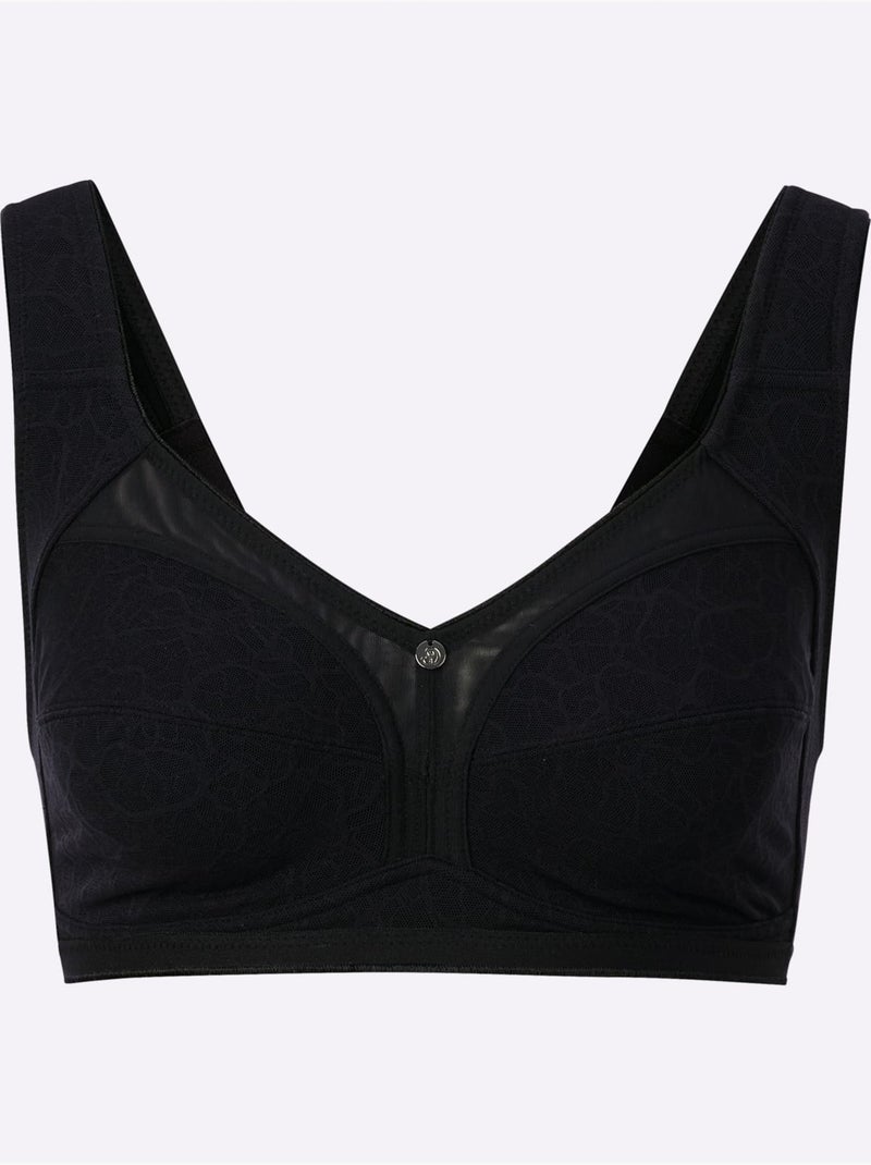 Soutien-gorge Large Sans Armatures - Witt Noir - Kiabi