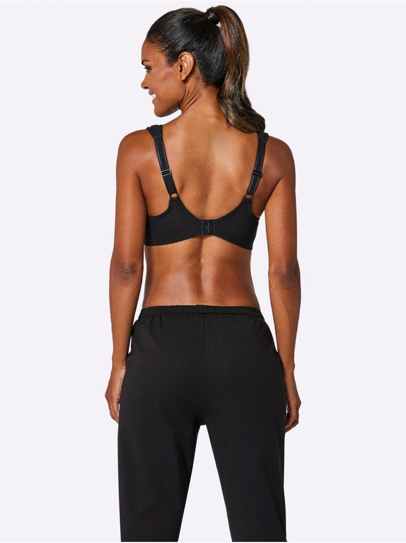 Soutien-gorge Large Sans Armatures - Witt Noir - Kiabi