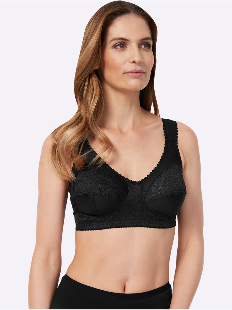 Soutien-gorge Large Sans Armatures - Witt Noir - Kiabi
