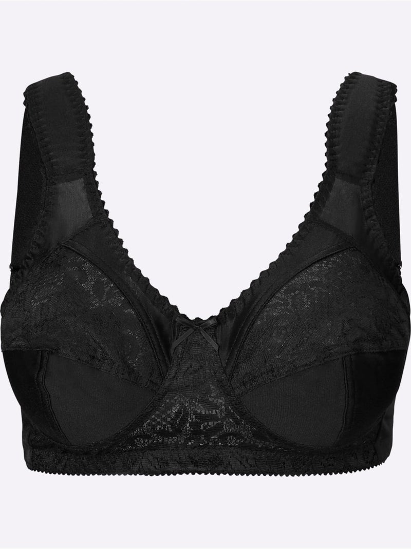 Soutien-gorge Large Sans Armatures - Witt Noir - Kiabi