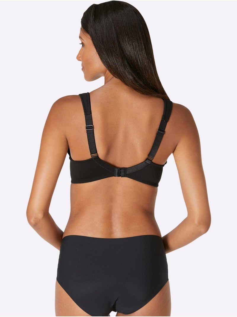 Soutien-gorge Large Sans Armatures - Witt Noir - Kiabi