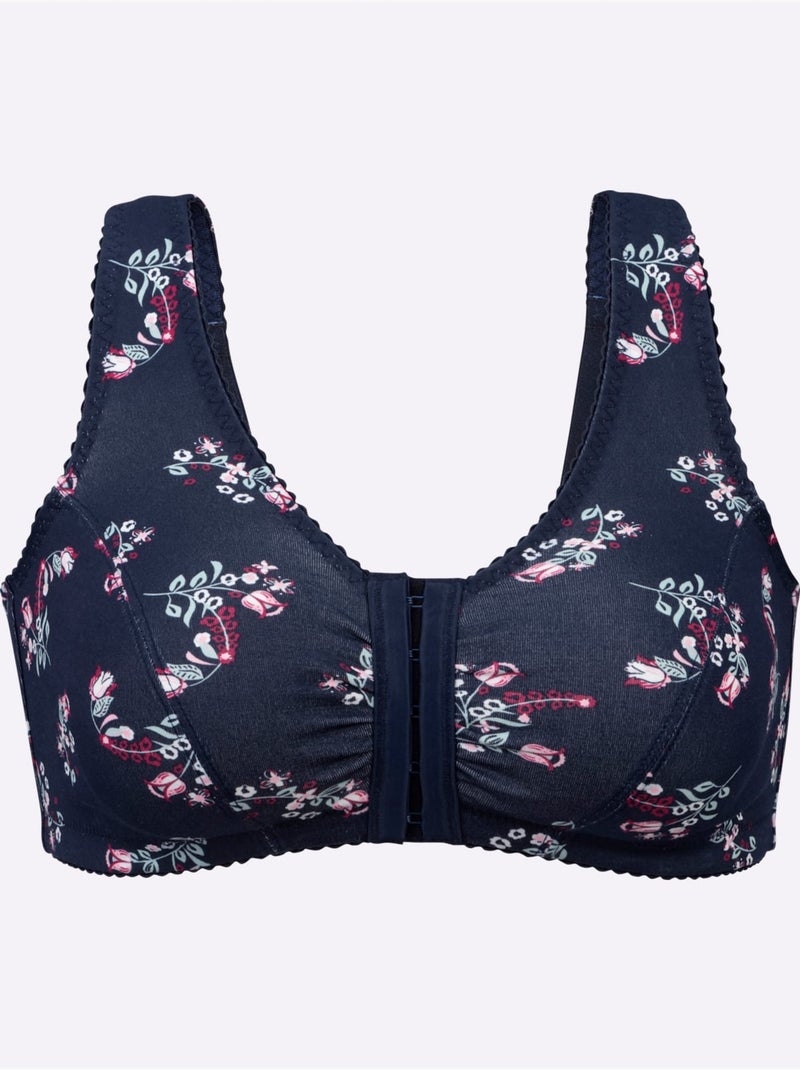 Soutien-gorge Large Sans Armatures Lot De 2 - Moda Vilona - Lot de 2 Bleu Vert - Kiabi