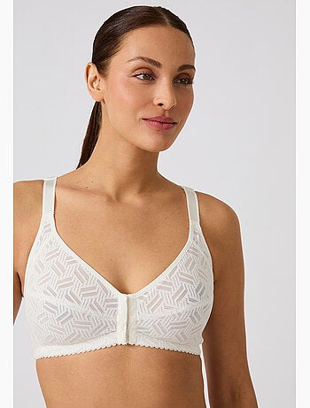 Soutien-gorge léger renfort dos sans armatures ouvert devant - damart