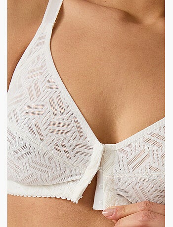 Soutien-gorge léger renfort dos sans armatures ouvert devant - damart