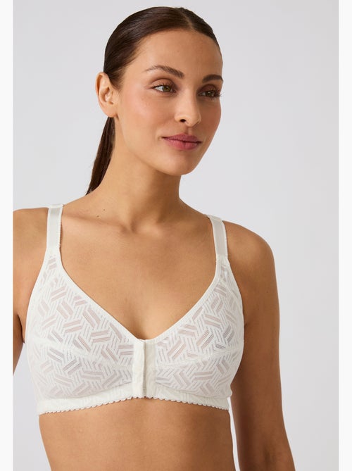 Soutien-gorge léger renfort dos sans armatures ouvert devant - damart - Kiabi Soutien-gorge léger renfort dos sans armatures ouvert devant - damart - Kiabi