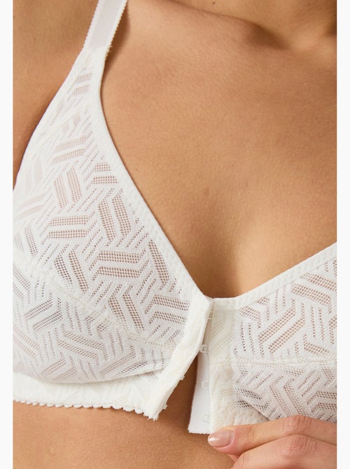 Soutien-gorge léger renfort dos sans armatures ouvert devant - damart - Kiabi Soutien-gorge léger renfort dos sans armatures ouvert devant - damart - Kiabi