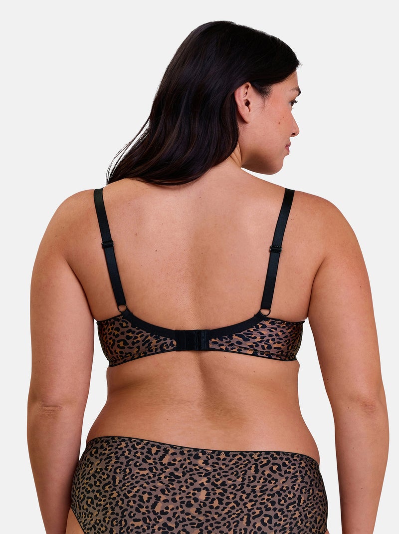Soutien-gorge Léna Sans Complexe Noir Marron - Kiabi
