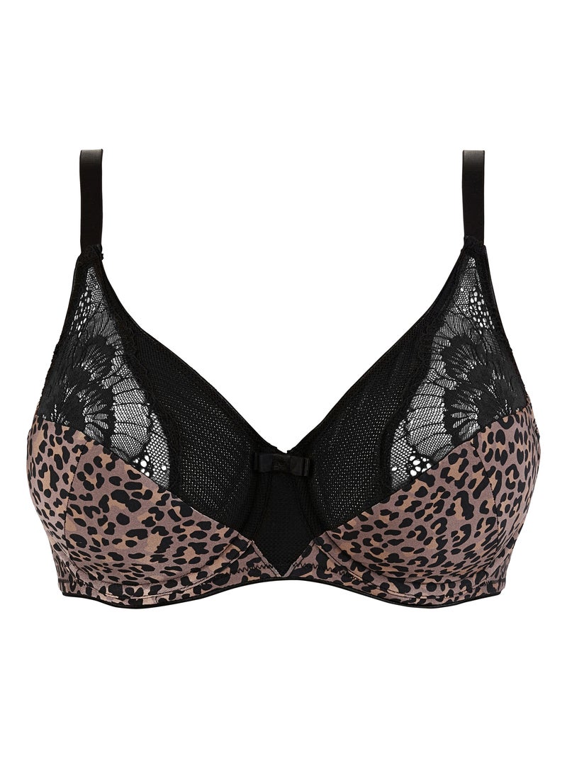 Soutien-gorge Léna Sans Complexe Noir Marron - Kiabi